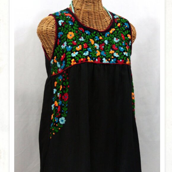 NWOT Size Large Siren La Sirena hand-embroidered Mexican style peasant top - Picture 10 of 10